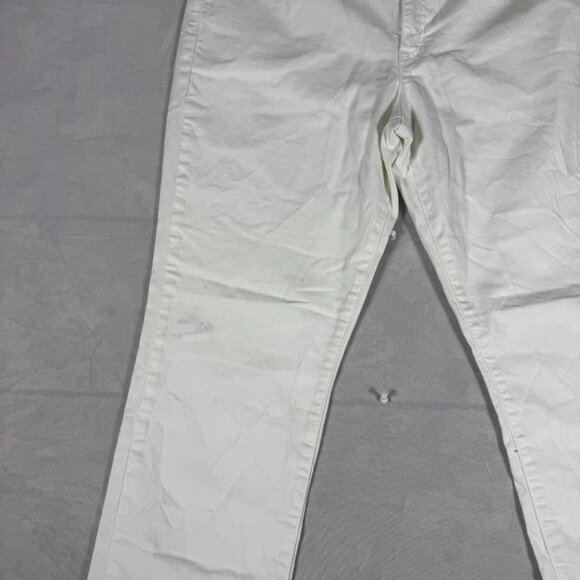 Tommy Hilfiger Boyfriend Jeans Womens White Denim 5-Pocket Modern Style Size 14 - Picture 5 of 16